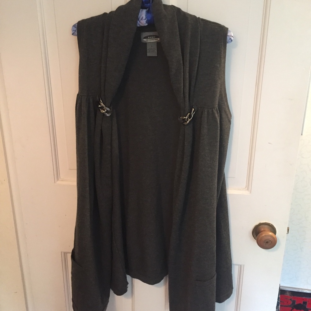 Basic Necessities Long Vest, Size S - image 1